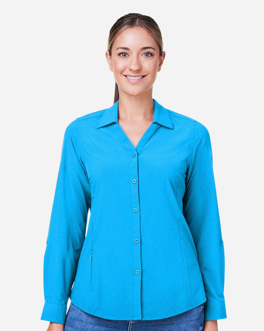 CORE365-CE510LW-Women's Ultra UVP® Long Sleeve Marina Shirt - Image 23