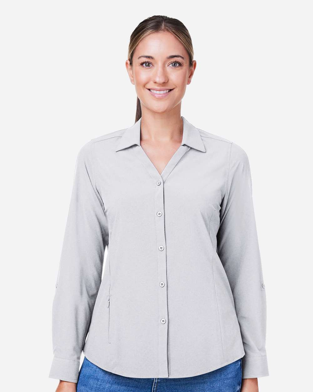 CORE365-CE510LW-Women's Ultra UVP® Long Sleeve Marina Shirt - Image 35