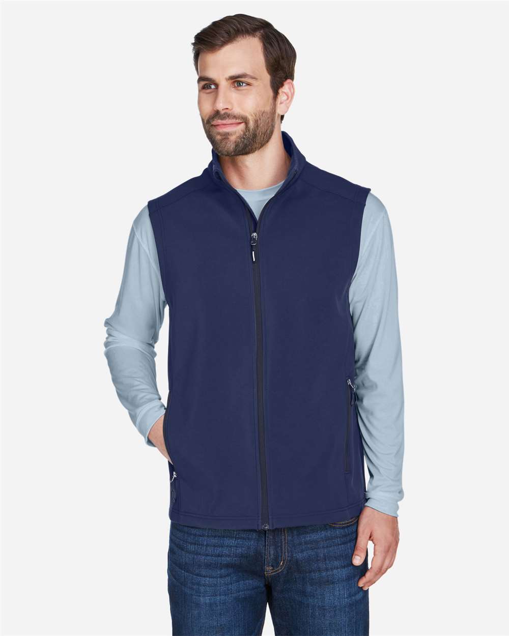 CORE365-CE701-Men's Cruise Two-Layer Fleece Bonded Soft Shell Vest - Image 14