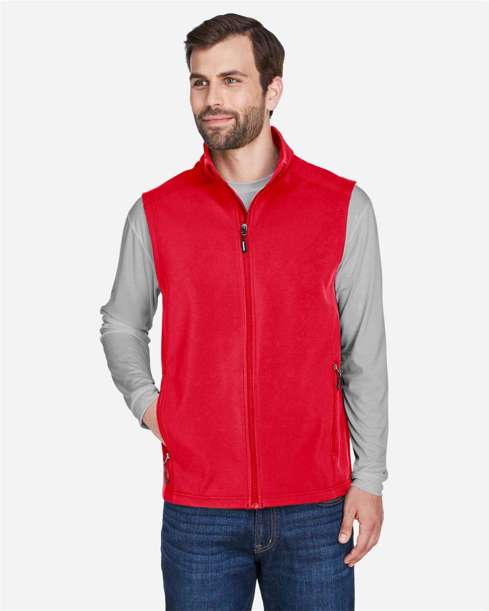 CORE365-CE701-Men's Cruise Two-Layer Fleece Bonded Soft Shell Vest - Image 19