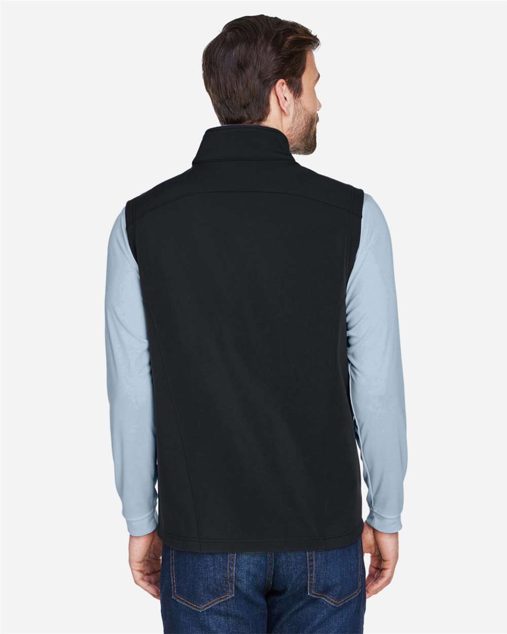 CORE365-CE701-Men's Cruise Two-Layer Fleece Bonded Soft Shell Vest - Image 5