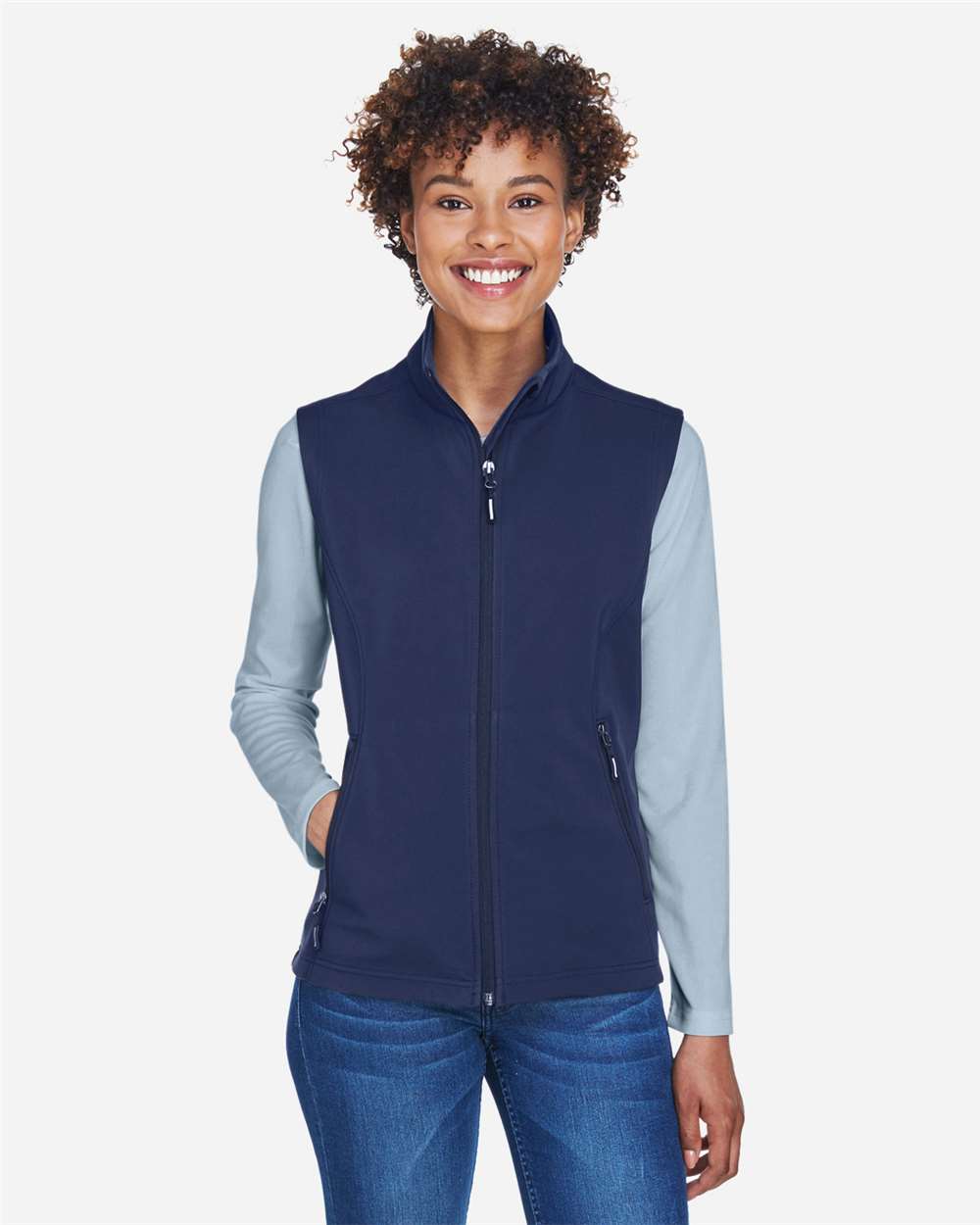 CORE365-CE701W-Women's Cruise Two-Layer Fleece Bonded Soft Shell Vest - Image 14