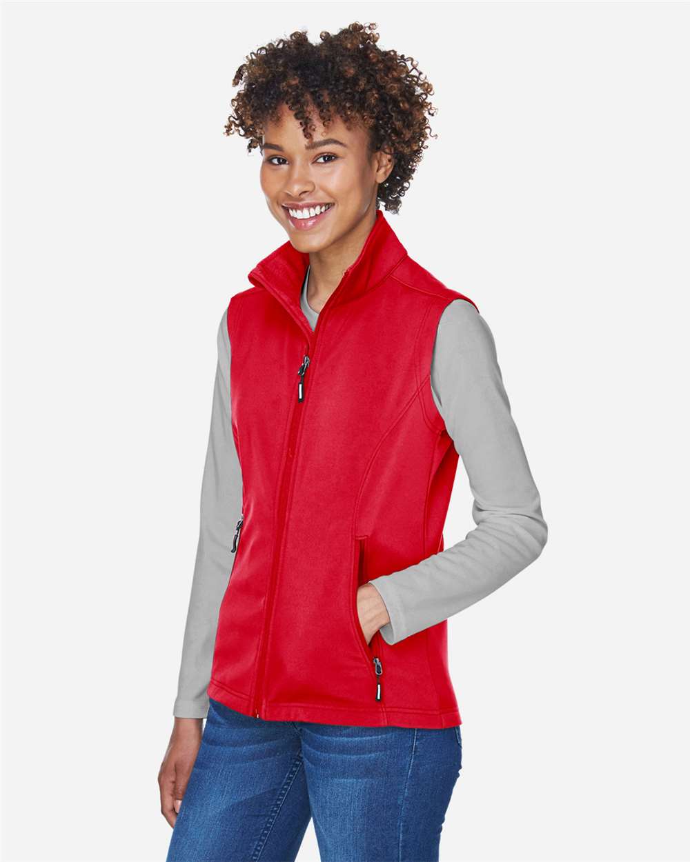 CORE365-CE701W-Women's Cruise Two-Layer Fleece Bonded Soft Shell Vest - Image 20