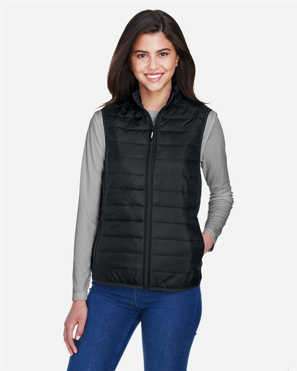CORE365-CE702W-Women's Prevail Packable Puffer Vest - Image 3