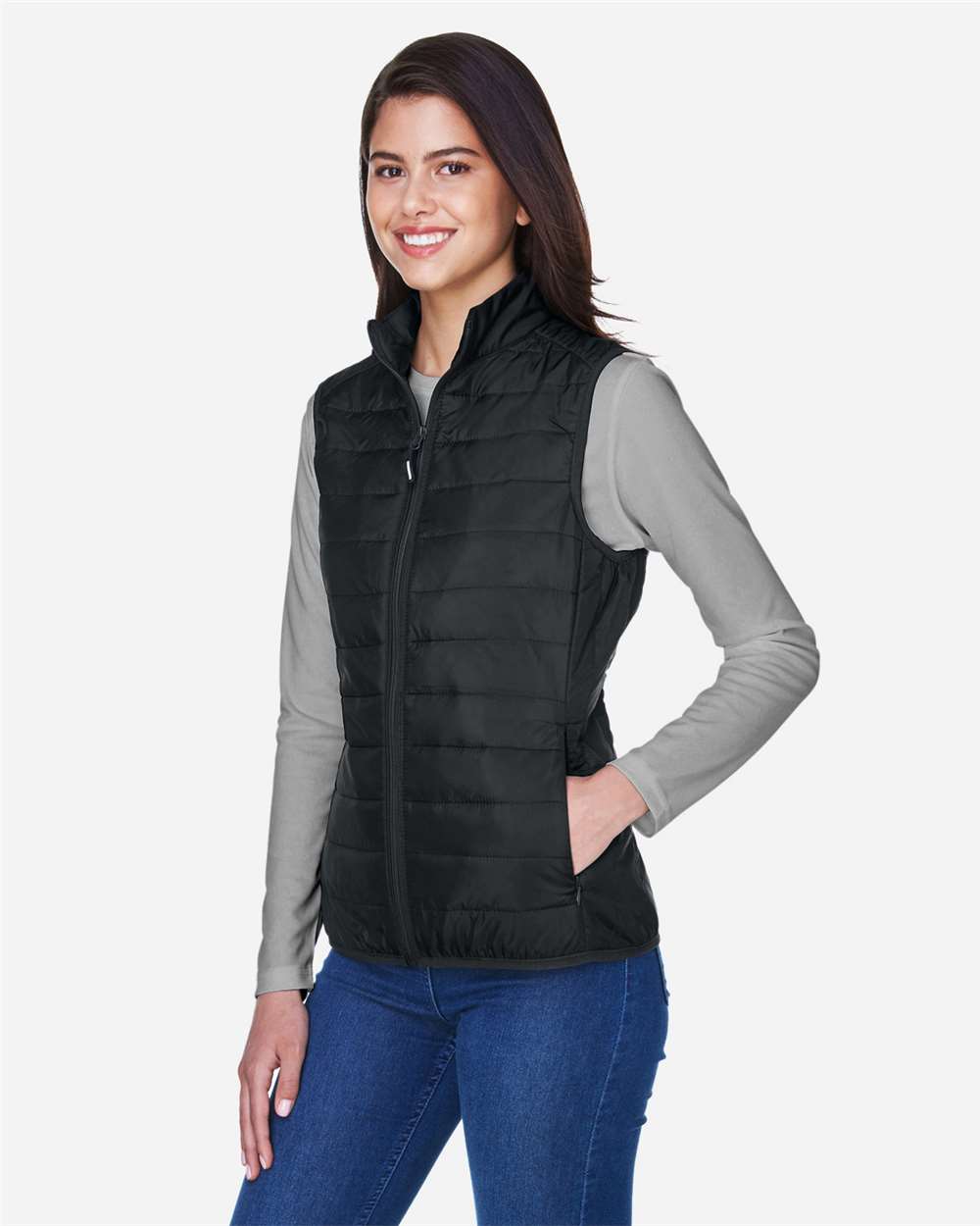 CORE365-CE702W-Women's Prevail Packable Puffer Vest - Image 4