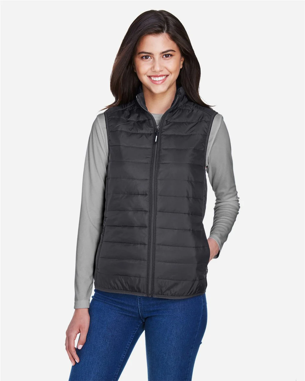 CORE365-CE702W-Women's Prevail Packable Puffer Vest - Image 6