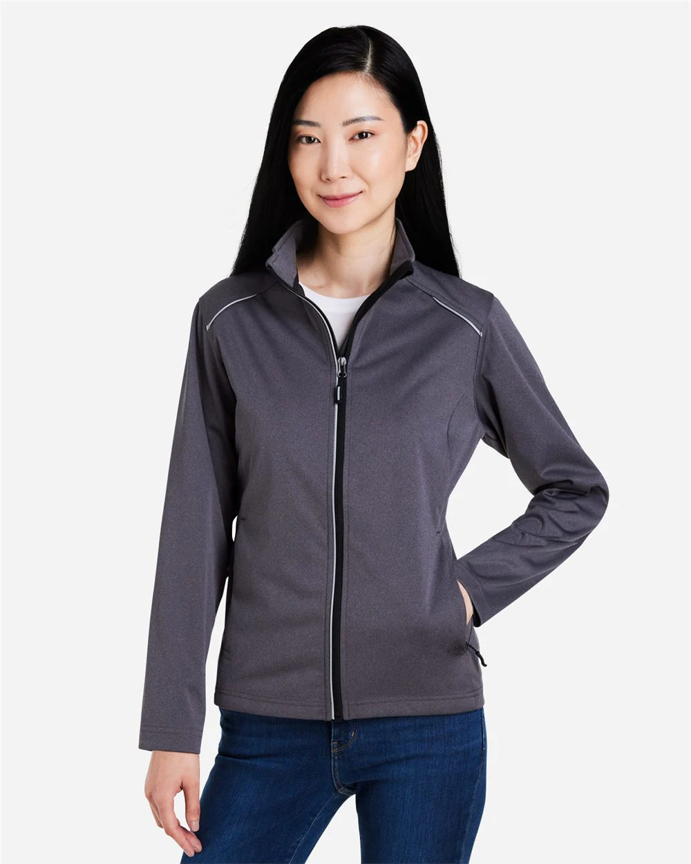 CORE365-CE708W-Women's Techno Lite Three-Layer Knit Tech-Shell - Image 6