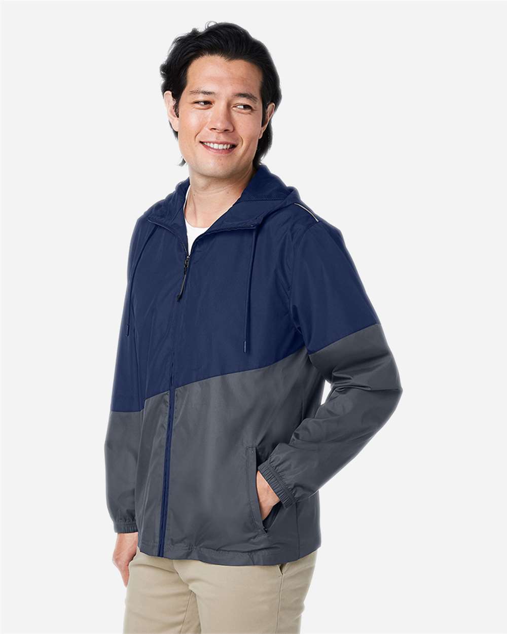 CORE365-CE710-Unisex Techno Lite Colorblock Windbreaker - Image 11