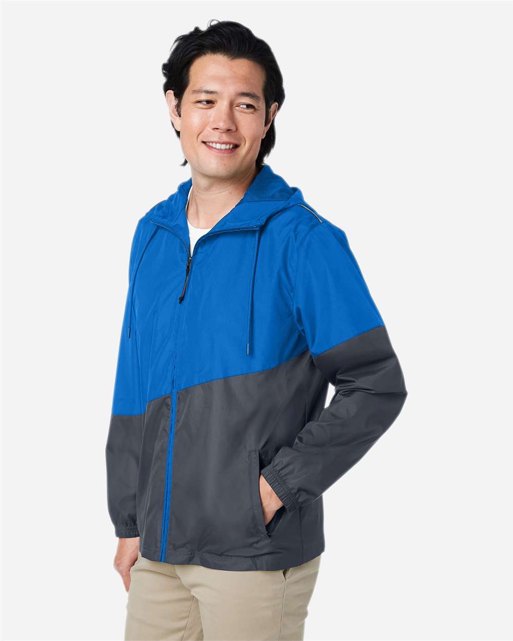CORE365-CE710-Unisex Techno Lite Colorblock Windbreaker - Image 17