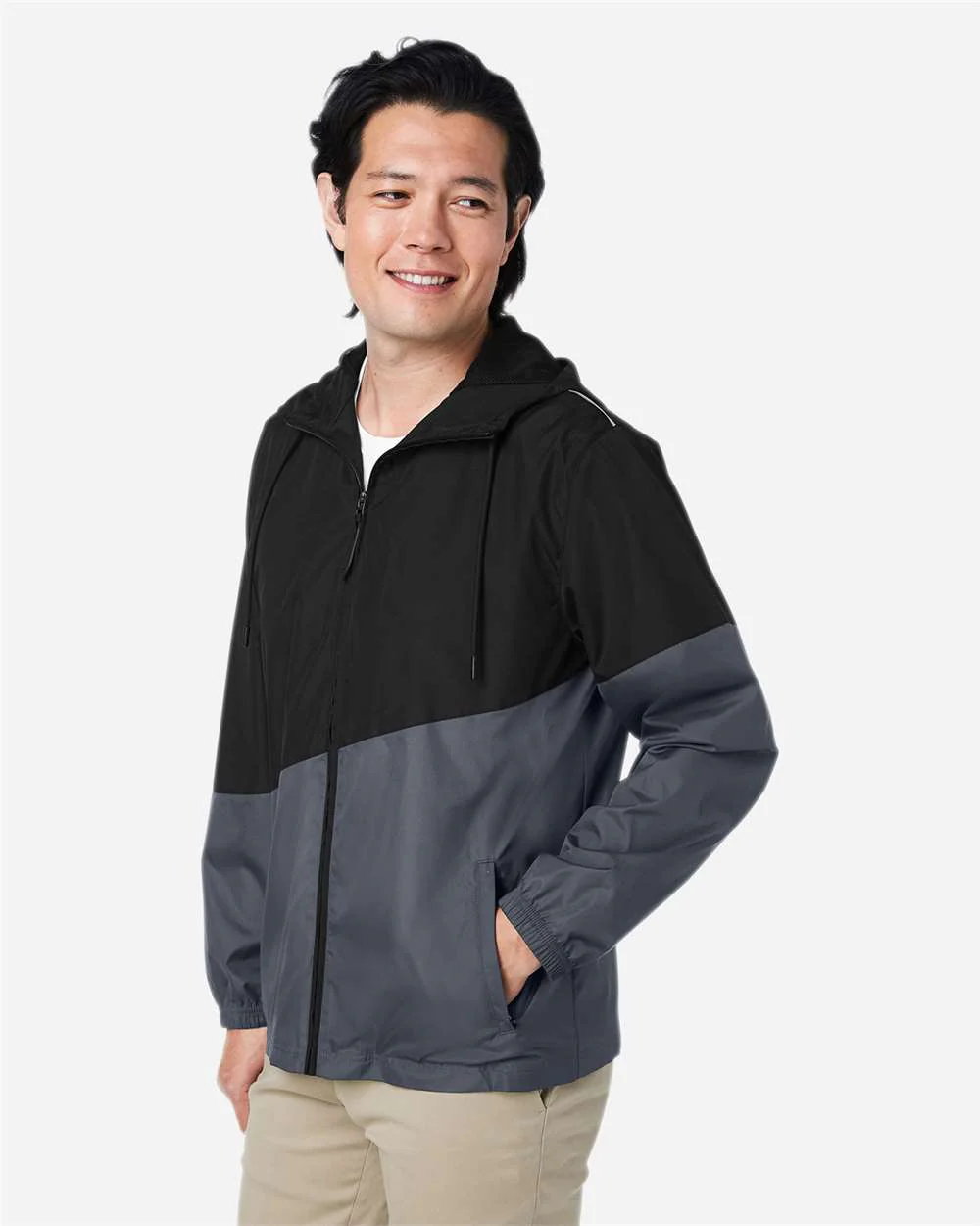 CORE365-CE710-Unisex Techno Lite Colorblock Windbreaker - Image 5