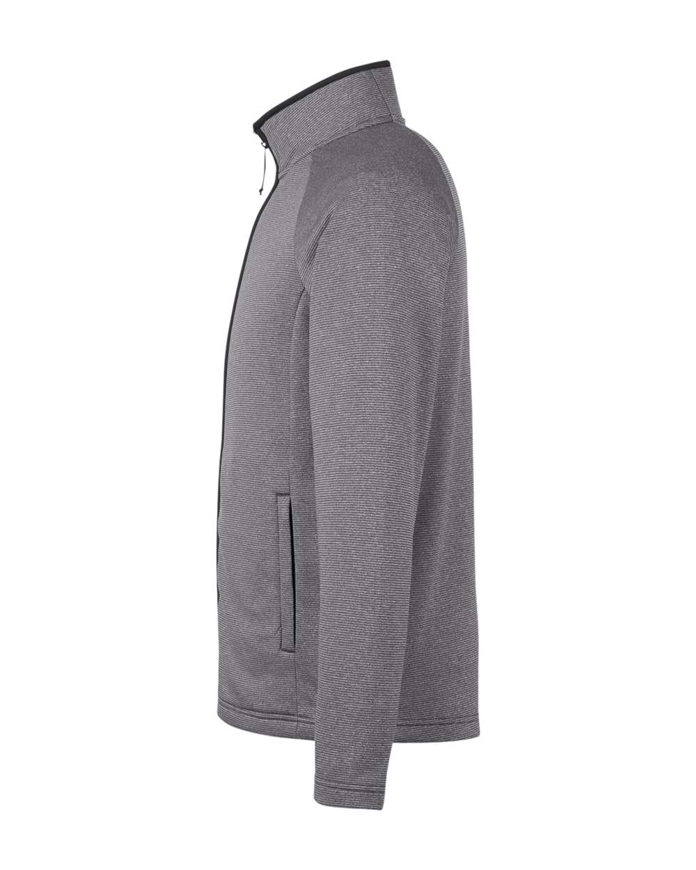CORE365-CE72-Men's Venture Heathered Stripe Full-Zip - Image 3