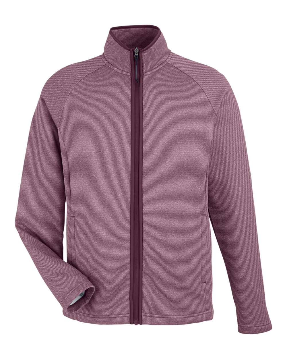 CORE365-CE72-Men's Venture Heathered Stripe Full-Zip - Image 8