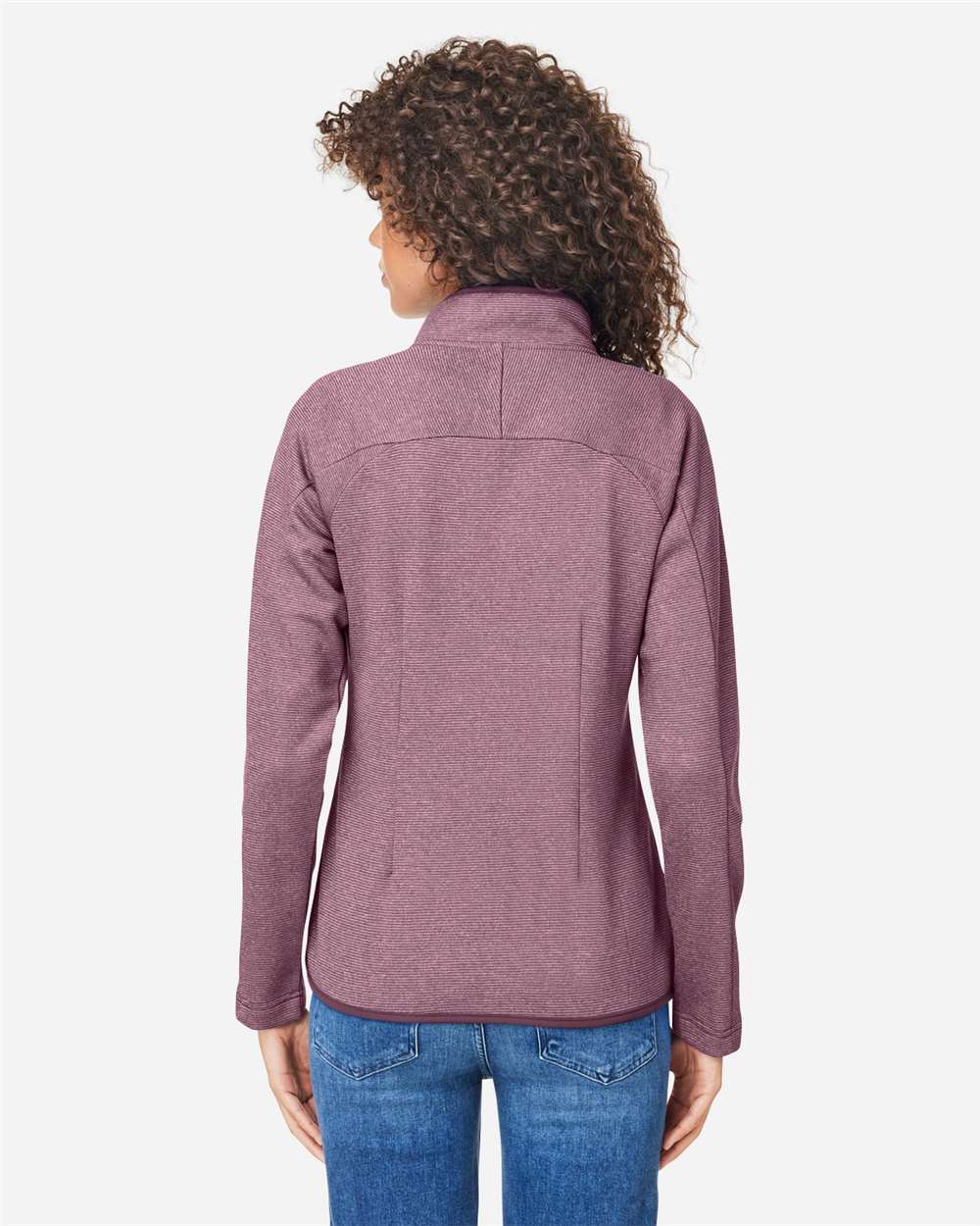 CORE365-CE72W-Women's Venture Heathered Stripe Full-Zip - Image 13