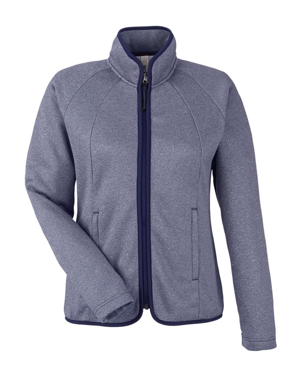 CORE365-CE72W-Women's Venture Heathered Stripe Full-Zip - Image 14