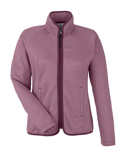 CORE365-CE72W-Women's Venture Heathered Stripe Full-Zip - Image 26