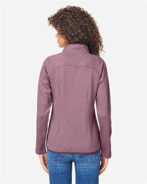CORE365-CE72W-Women's Venture Heathered Stripe Full-Zip - Image 30