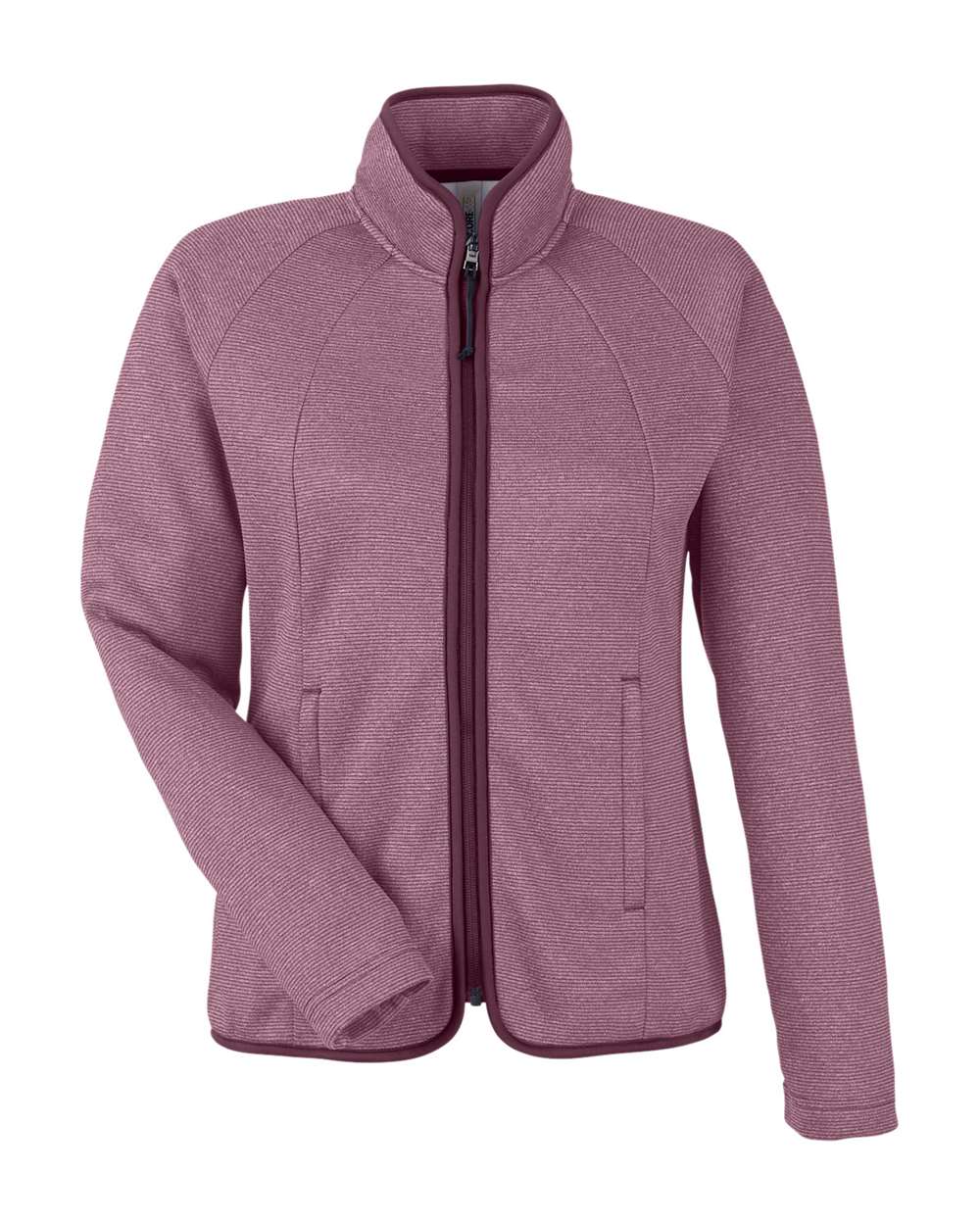 CORE365-CE72W-Women's Venture Heathered Stripe Full-Zip - Image 8