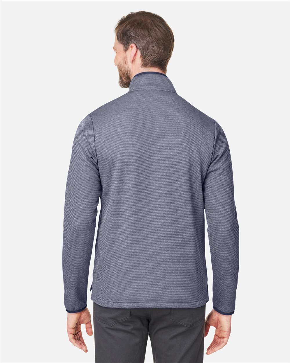 CORE365-CE73-Men's Venture Heathered Stripe Quarter-Zip Pullover - Image 19