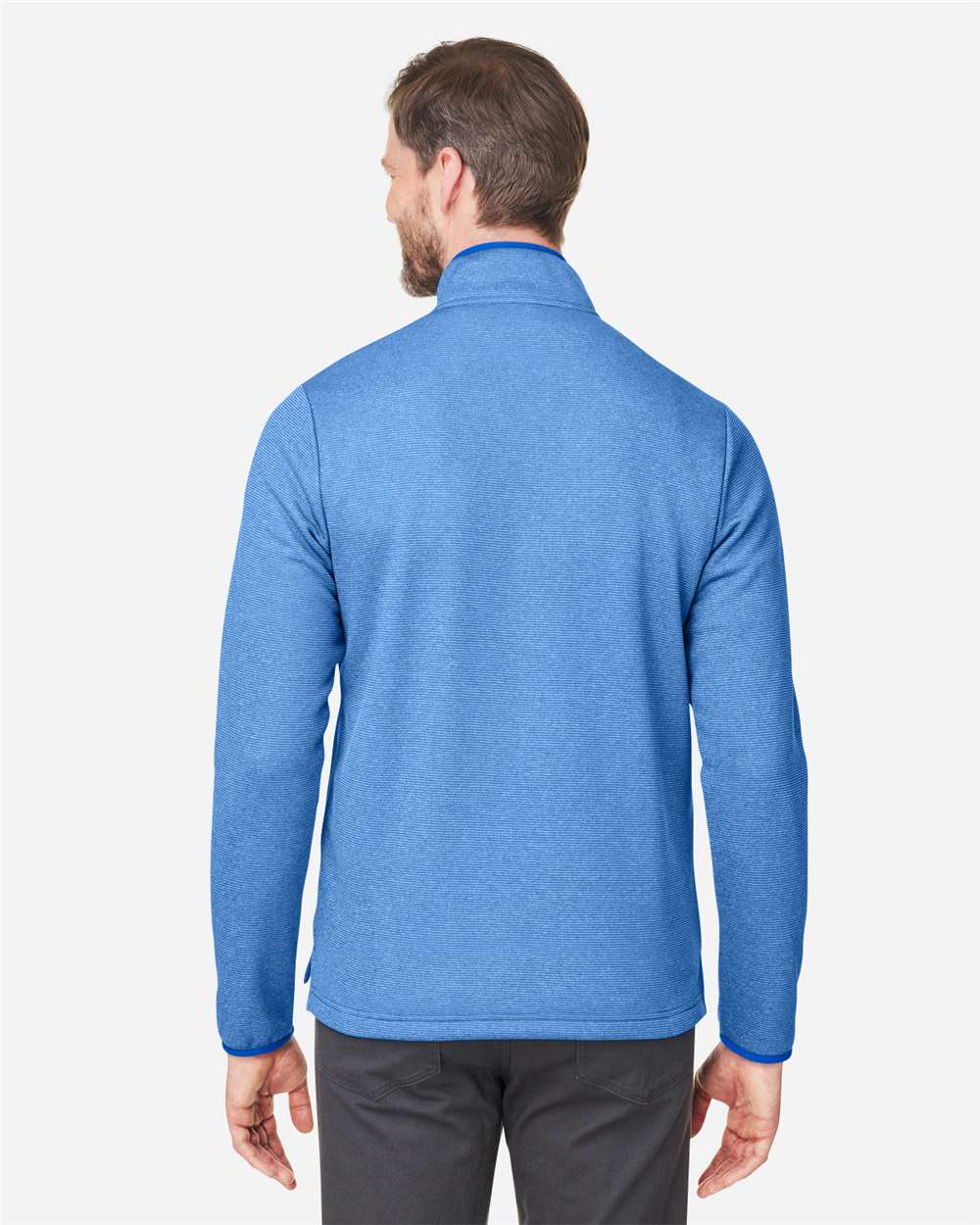 CORE365-CE73-Men's Venture Heathered Stripe Quarter-Zip Pullover - Image 25