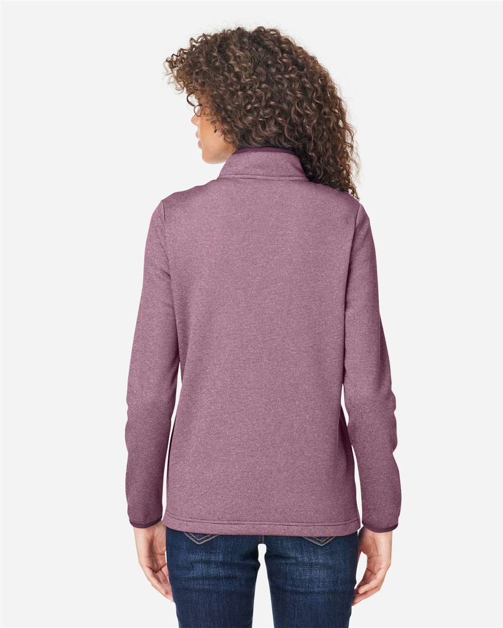 CORE365-CE73W-Women's Venture Heathered Stripe Quarter-Zip Pullover - Image 13