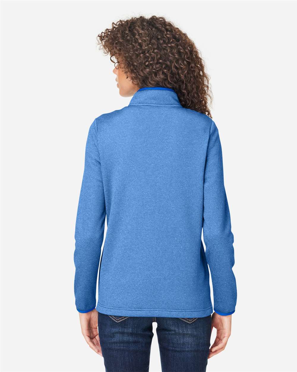 CORE365-CE73W-Women's Venture Heathered Stripe Quarter-Zip Pullover - Image 25