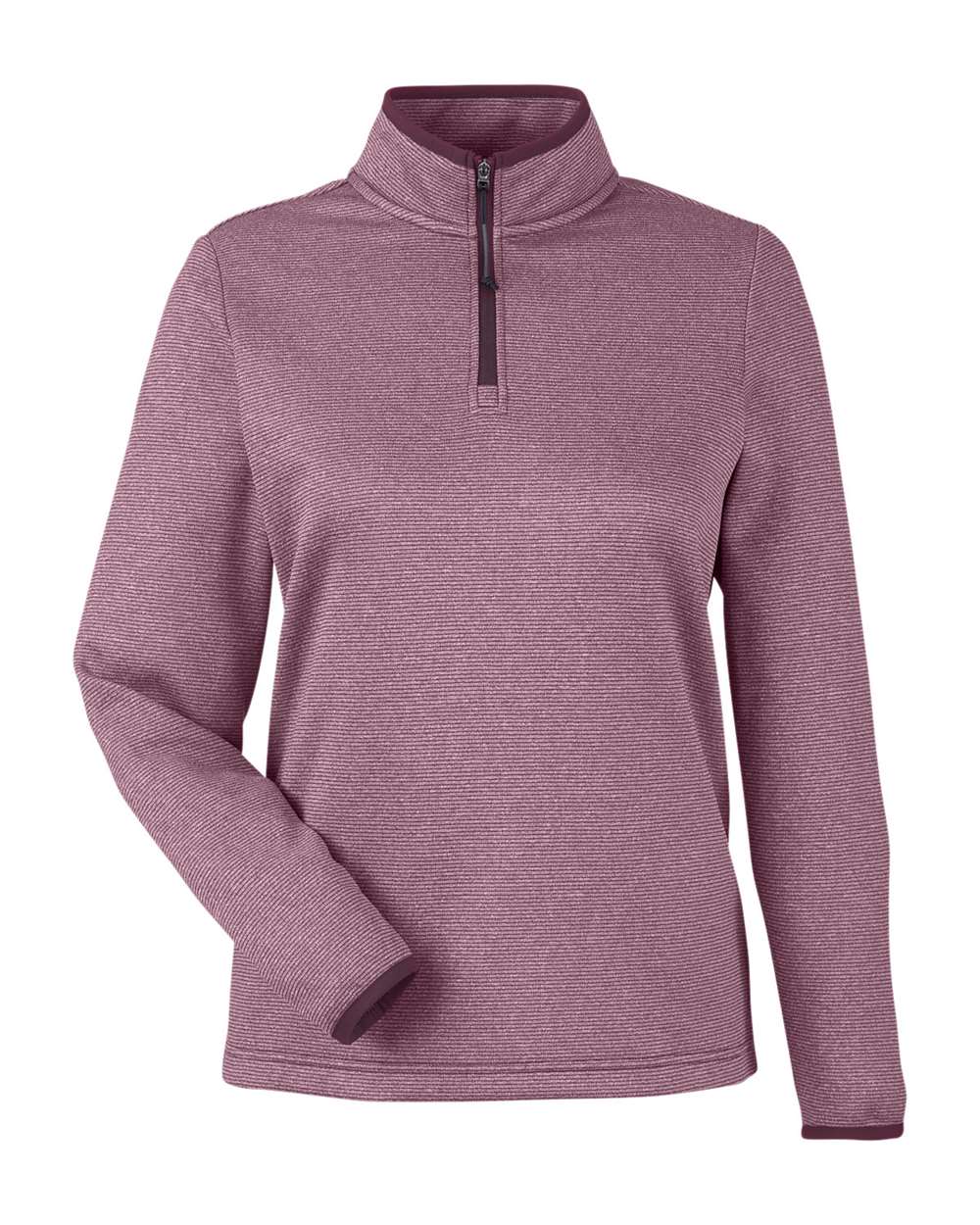 CORE365-CE73W-Women's Venture Heathered Stripe Quarter-Zip Pullover - Image 8