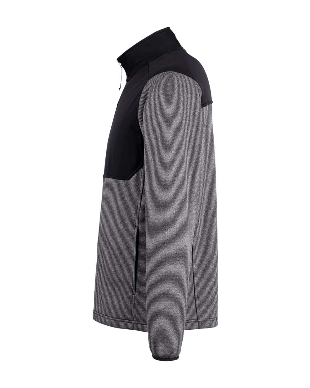 CORE365-CE74-Men's Venture Heathered Stripe Hybrid Jacket - Image 3