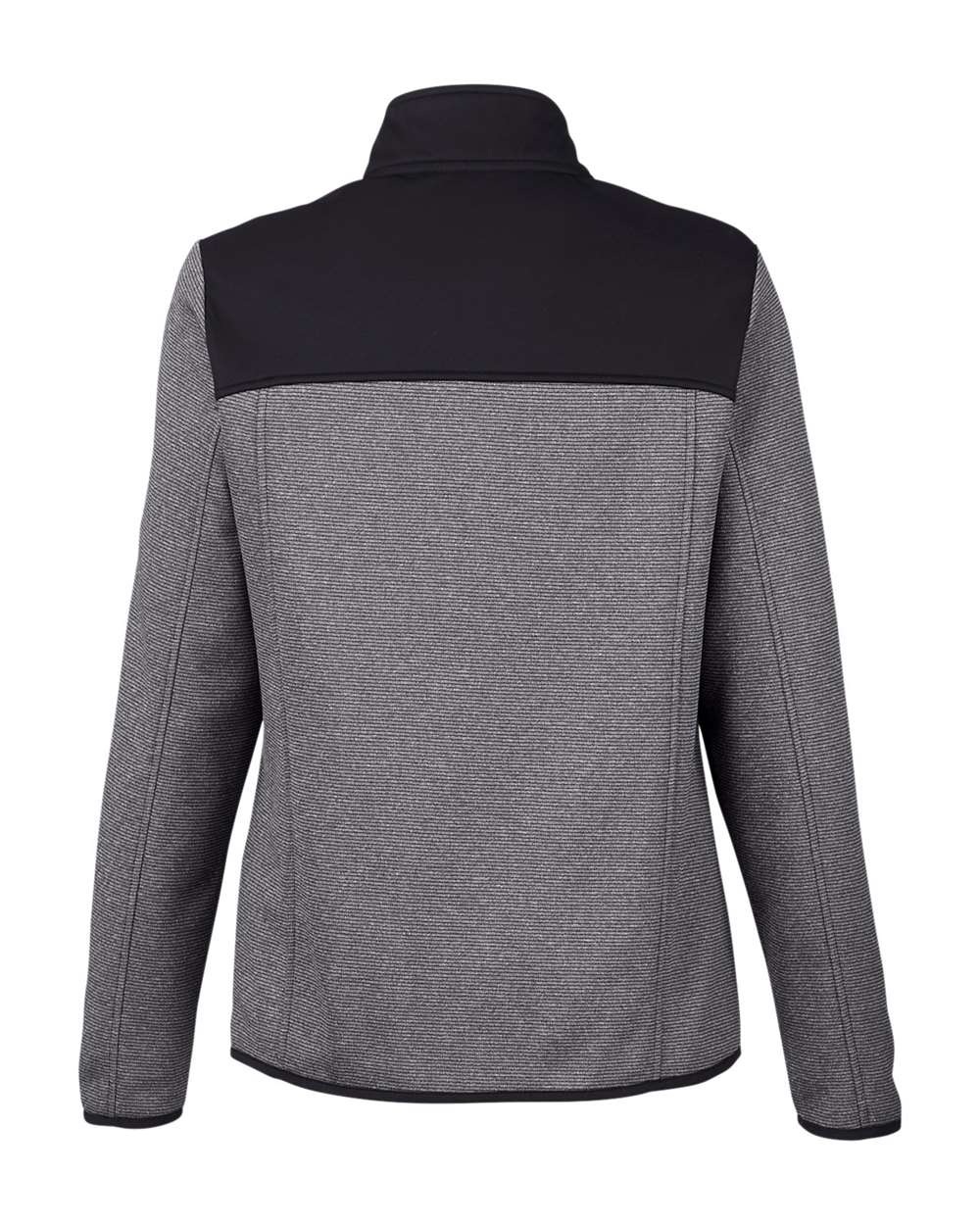 CORE365-CE74W-Women's Venture Heathered Stripe Hybrid Jacket - Image 2