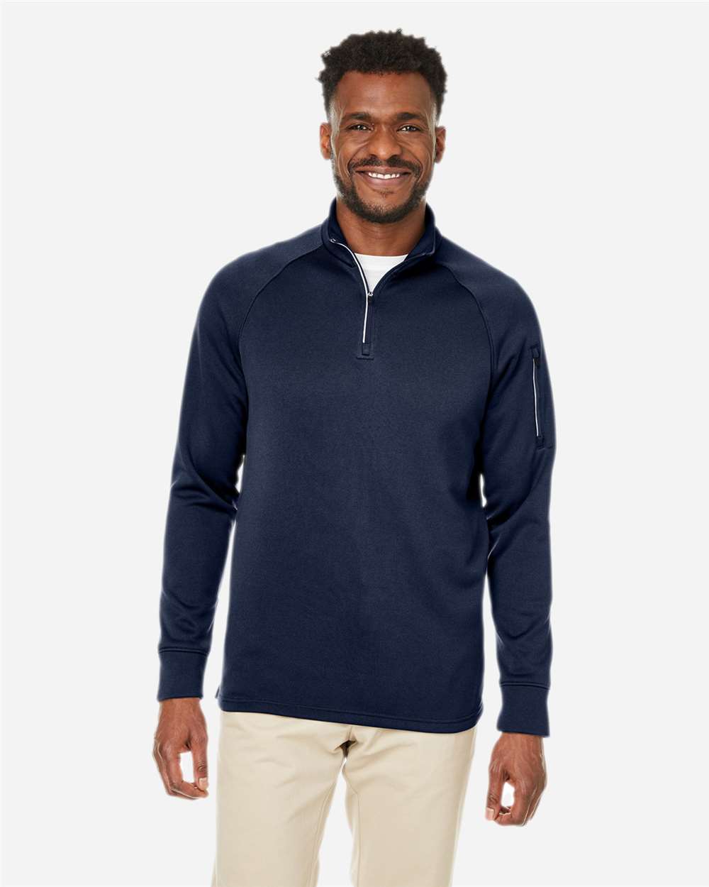 CORE365-CE801-Unisex Fusion ChromaSoft™ Fleece Quarter-Zip Pullover - Image 17