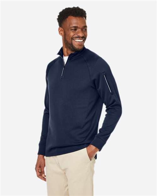 CORE365-CE801-Unisex Fusion ChromaSoft™ Fleece Quarter-Zip Pullover - Image 23