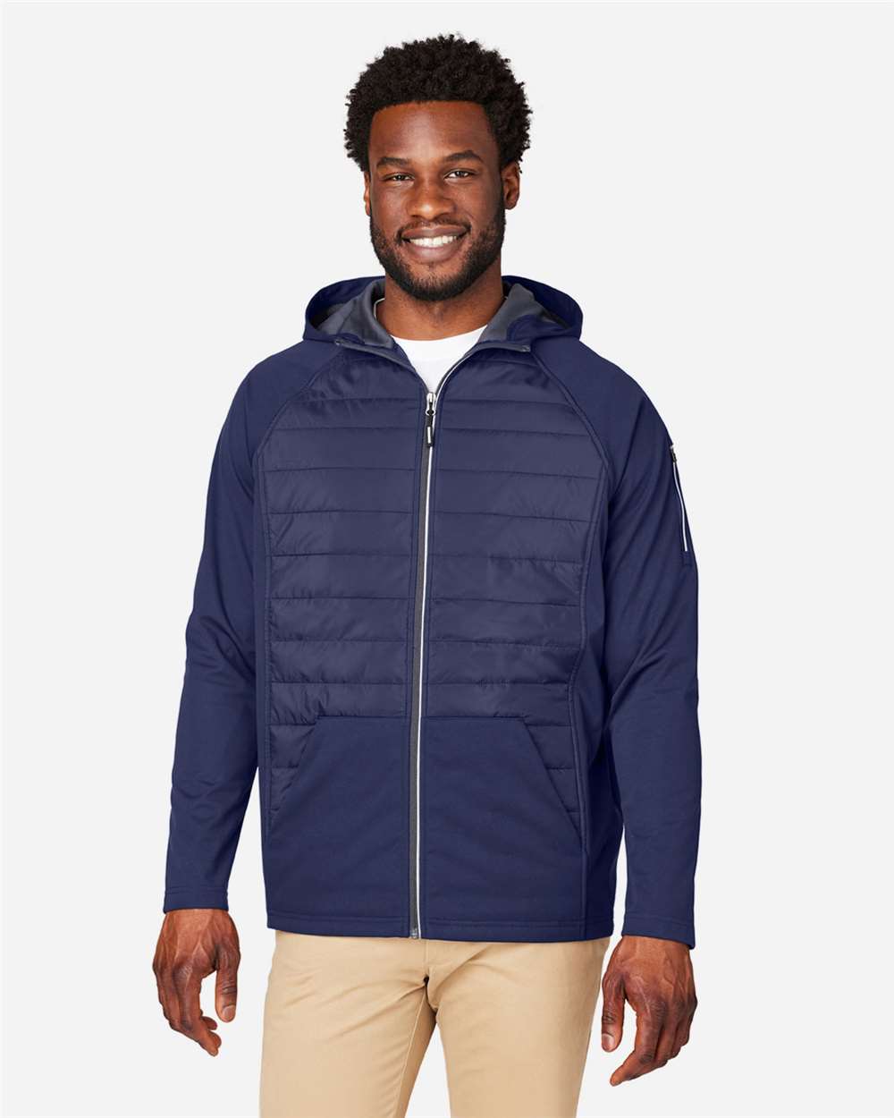 CORE365-CE808-Unisex Techno Lite Hybrid Hooded Jacket - Image 14