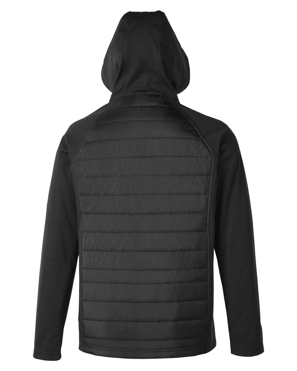 CORE365-CE808-Unisex Techno Lite Hybrid Hooded Jacket - Image 2