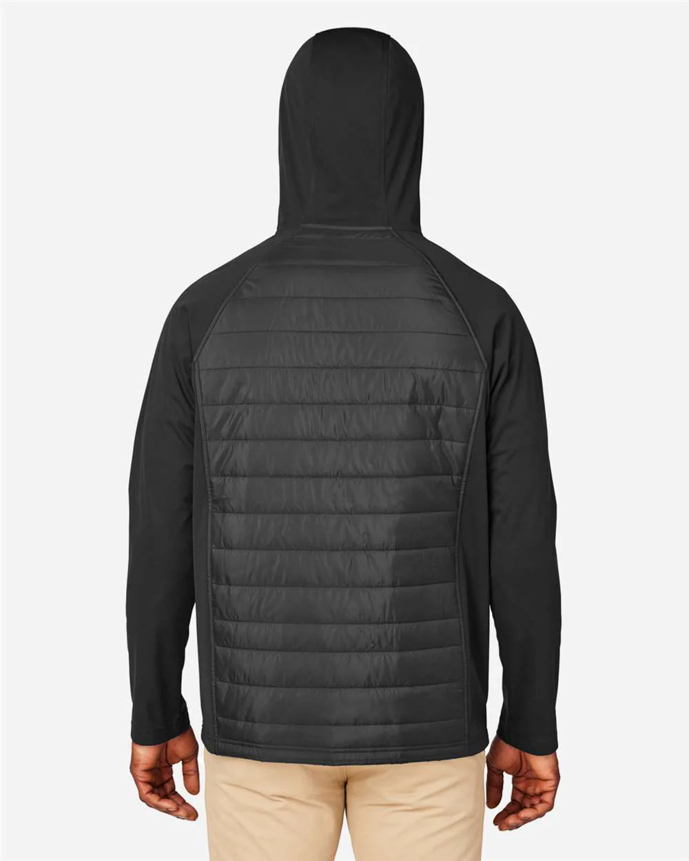 CORE365-CE808-Unisex Techno Lite Hybrid Hooded Jacket - Image 5