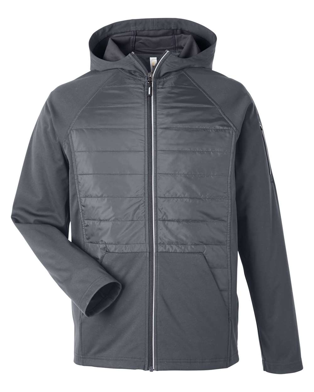 CORE365-CE808-Unisex Techno Lite Hybrid Hooded Jacket - Image 7
