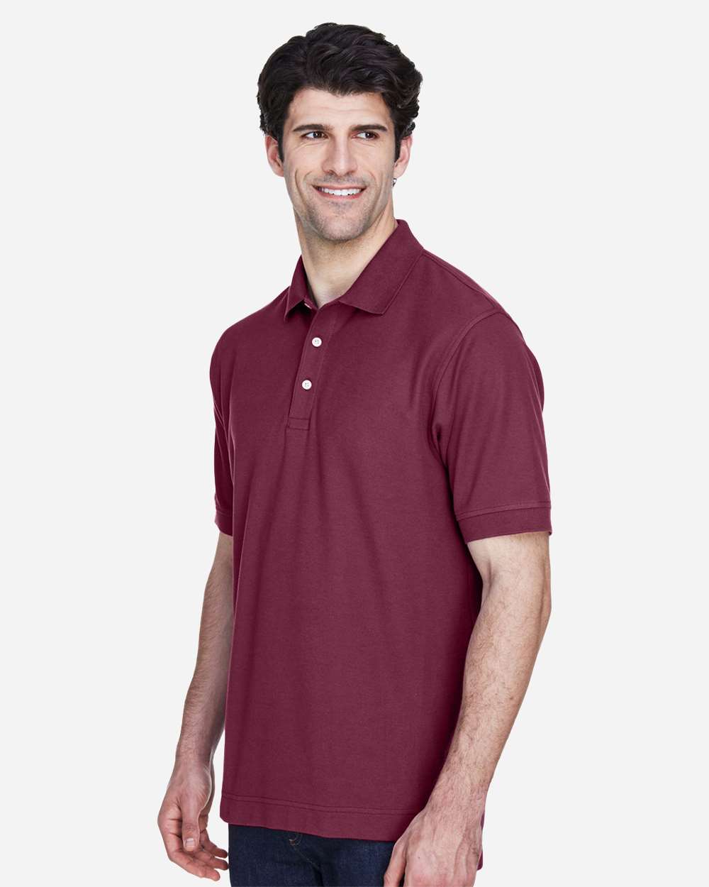 Devon & Jones-D100-Men's Pima Piqué Polo - Image 10