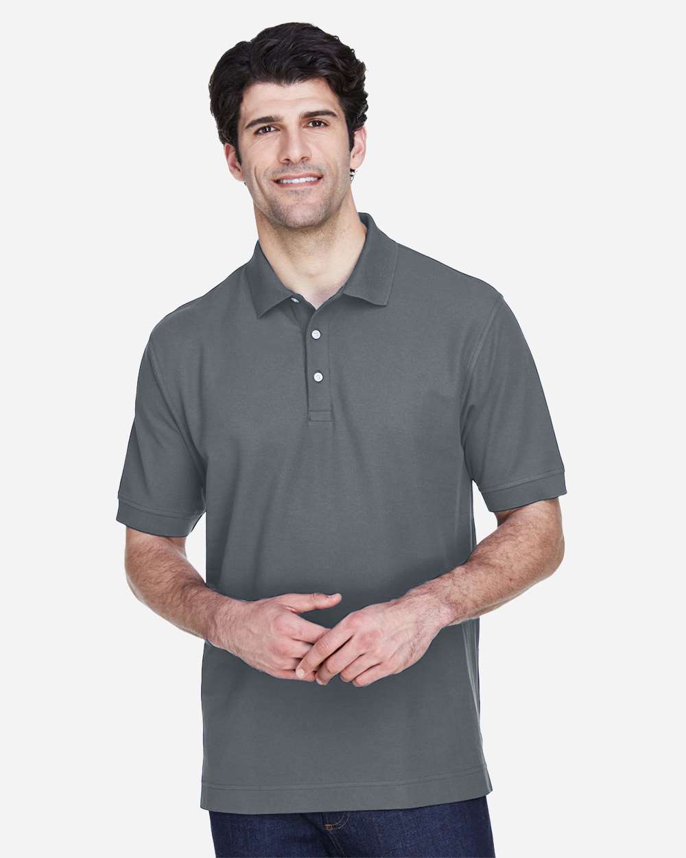 Devon & Jones-D100-Men's Pima Piqué Polo - Image 24