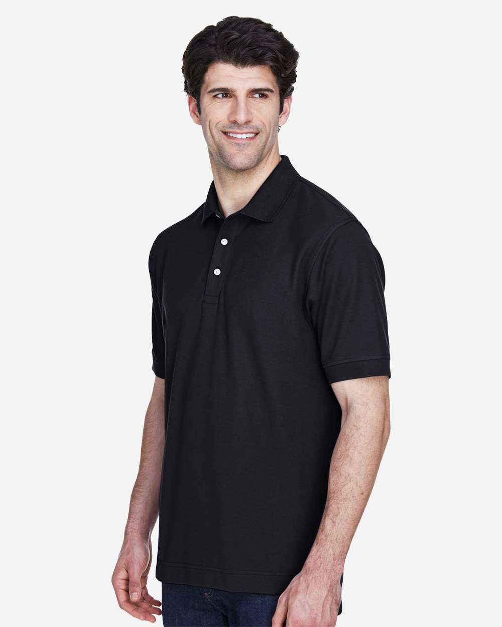 Devon & Jones-D100-Men's Pima Piqué Polo - Image 4