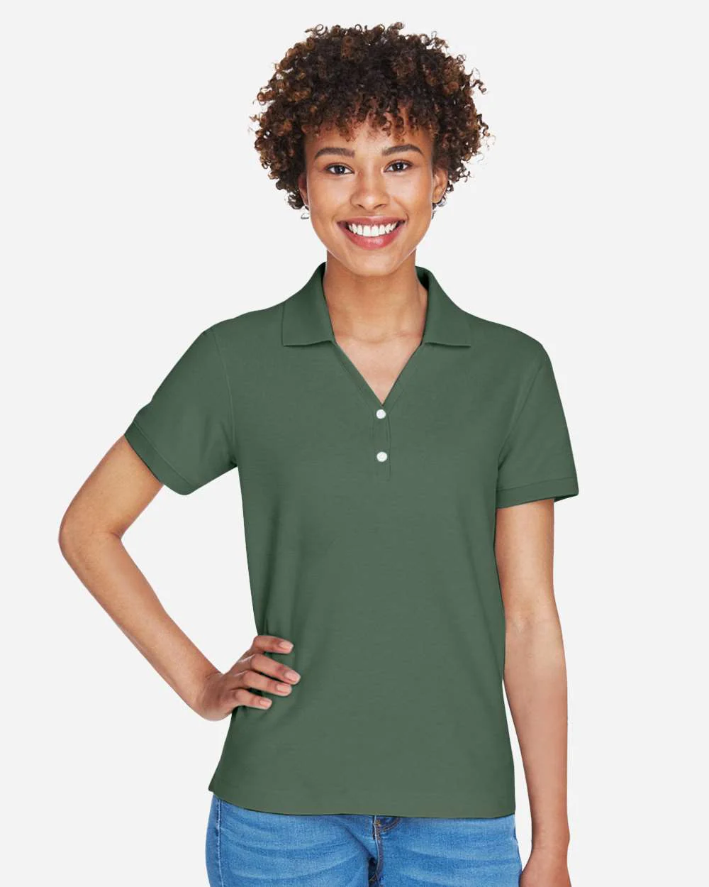 Devon & Jones-D100W-Women's Pima Piqué Polo - Image 29