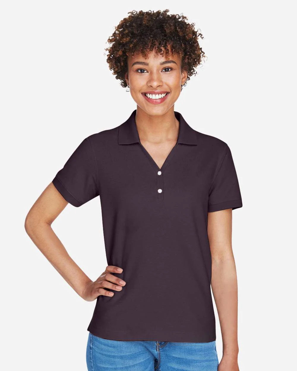 Devon & Jones-D100W-Women's Pima Piqué Polo - Image 34