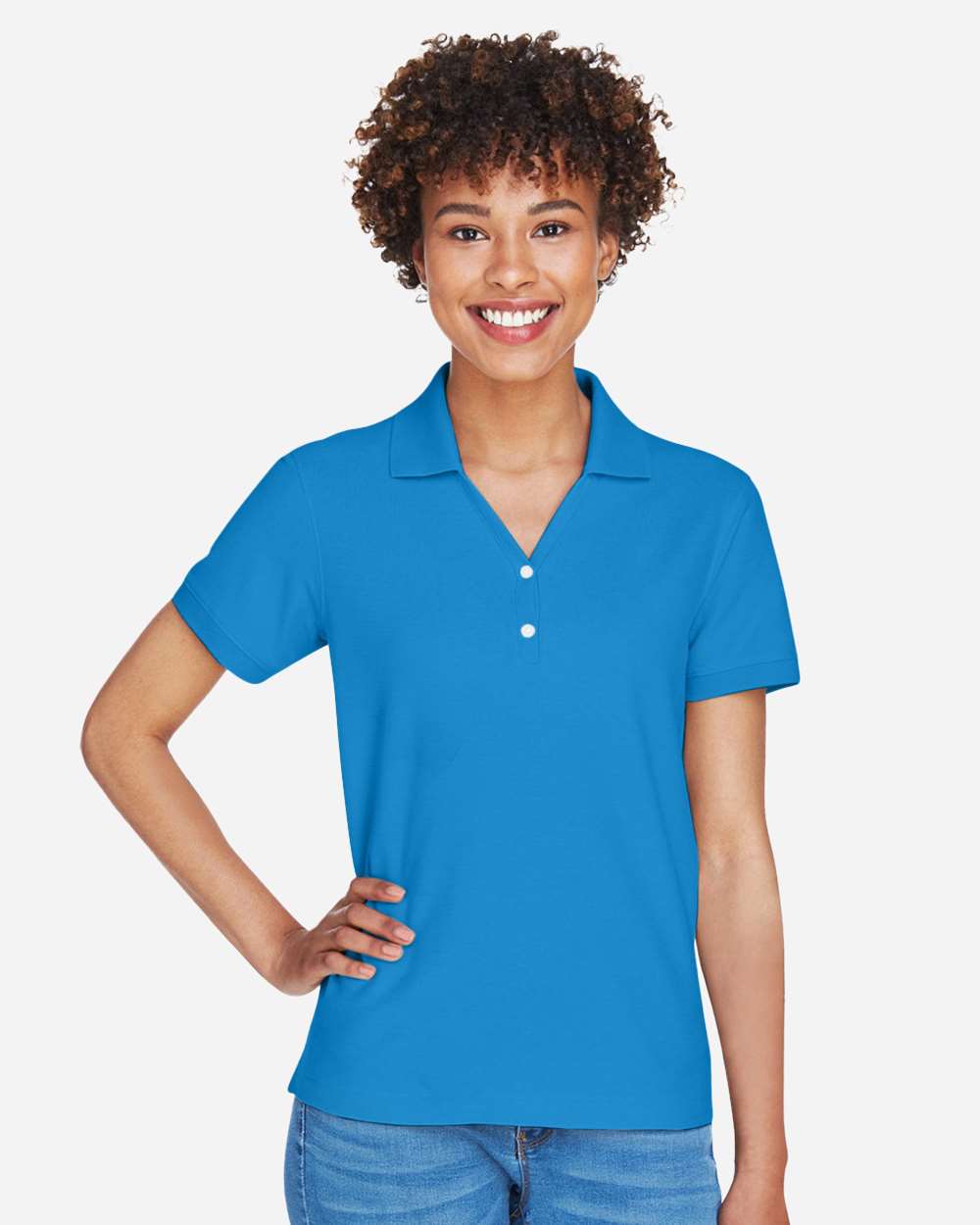 Devon & Jones-D100W-Women's Pima Piqué Polo - Image 44