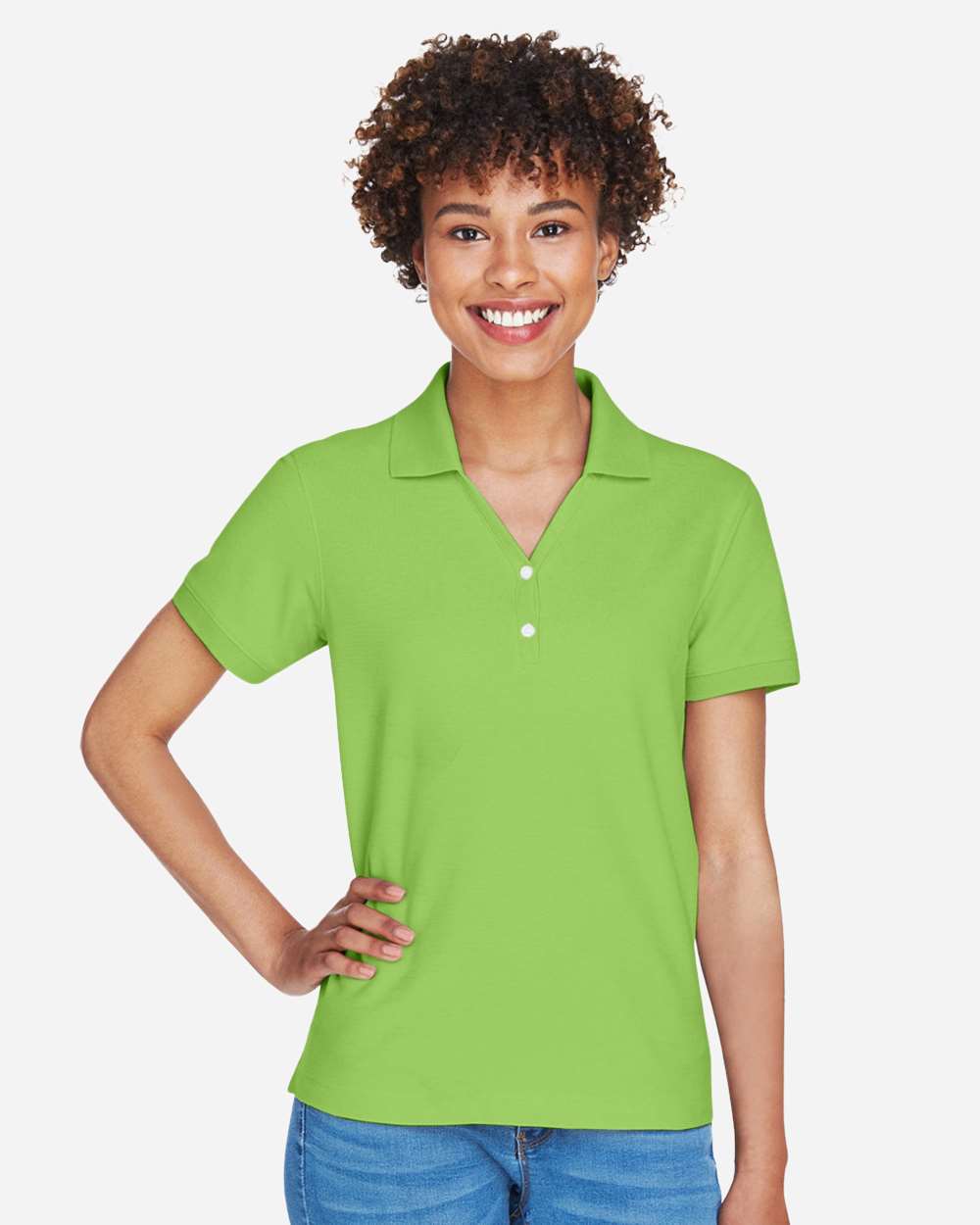 Devon & Jones-D100W-Women's Pima Piqué Polo - Image 59