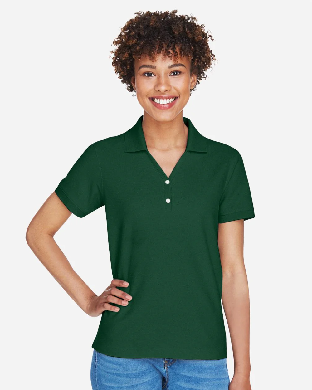 Devon & Jones-D100W-Women's Pima Piqué Polo - Image 6