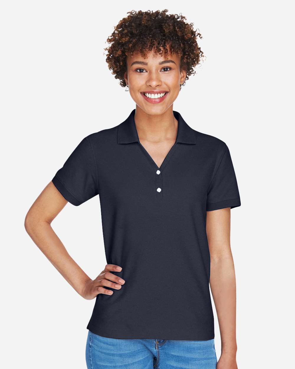 Devon & Jones-D100W-Women's Pima Piqué Polo - Image 64