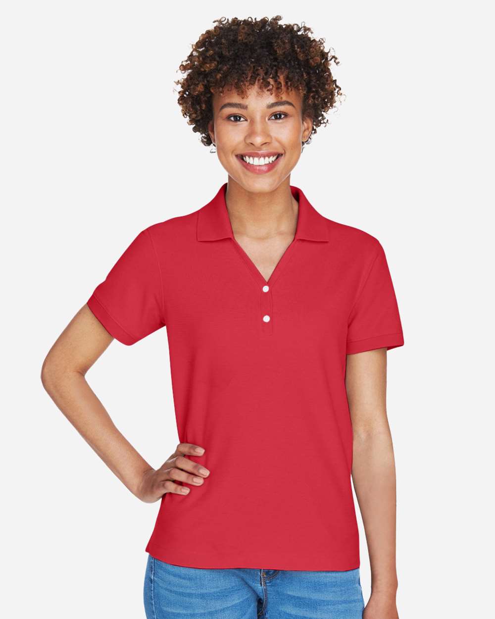 Devon & Jones-D100W-Women's Pima Piqué Polo - Image 69