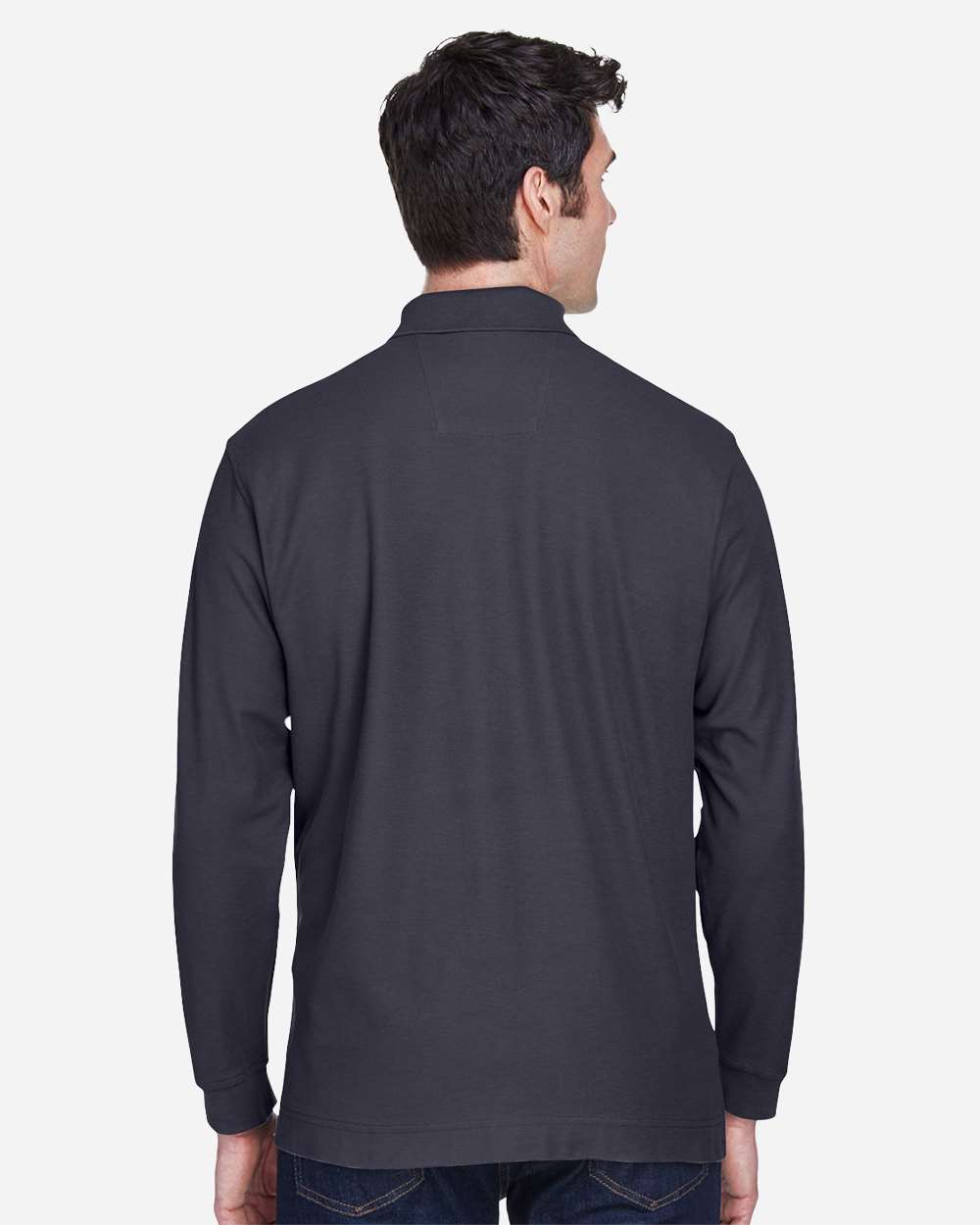 Devon & Jones-D110-Men's Pima Piqué Long Sleeve Polo - Image 16