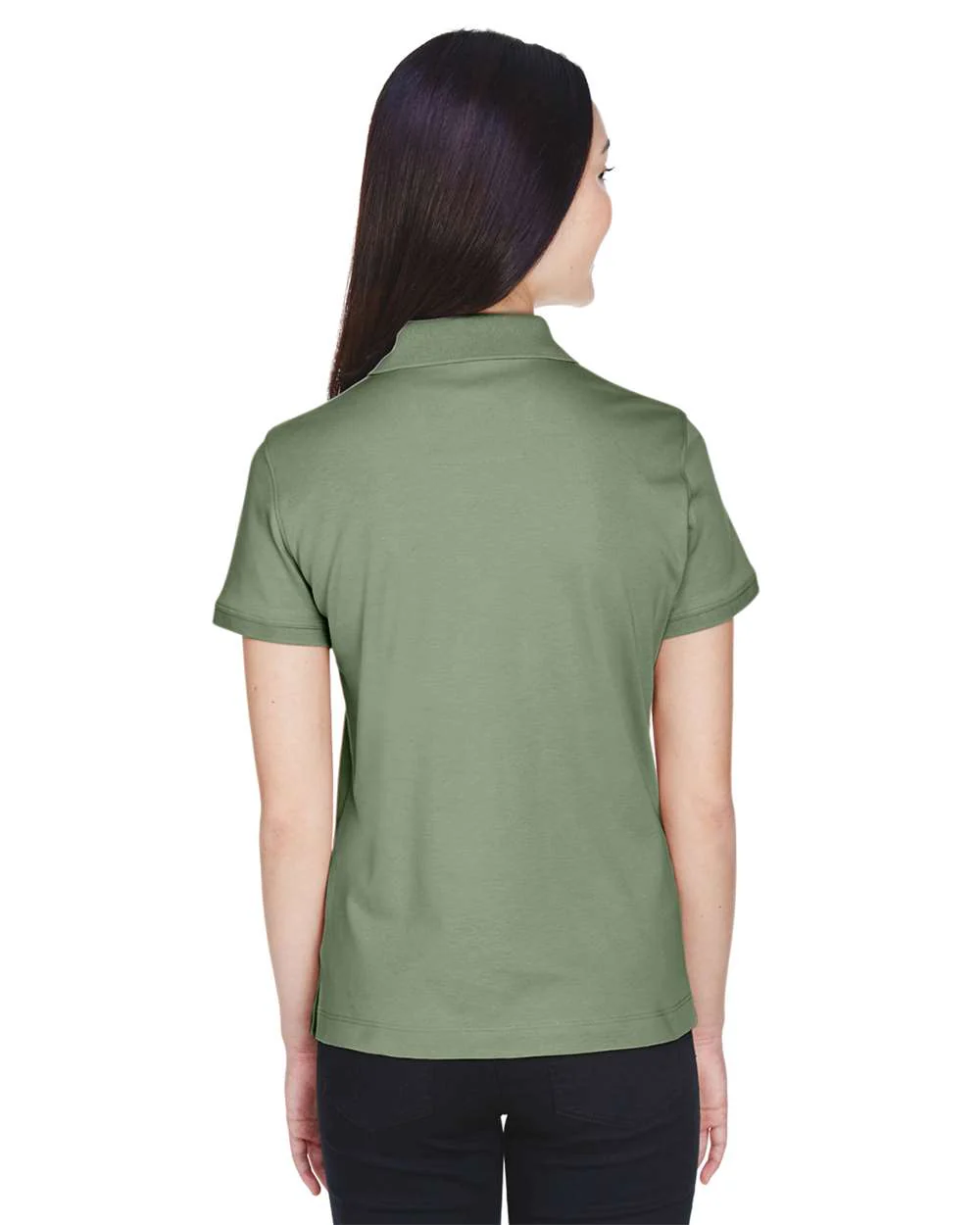 Devon & Jones-D140SW-Women's Perfect Pima Interlock Polo - Image 5