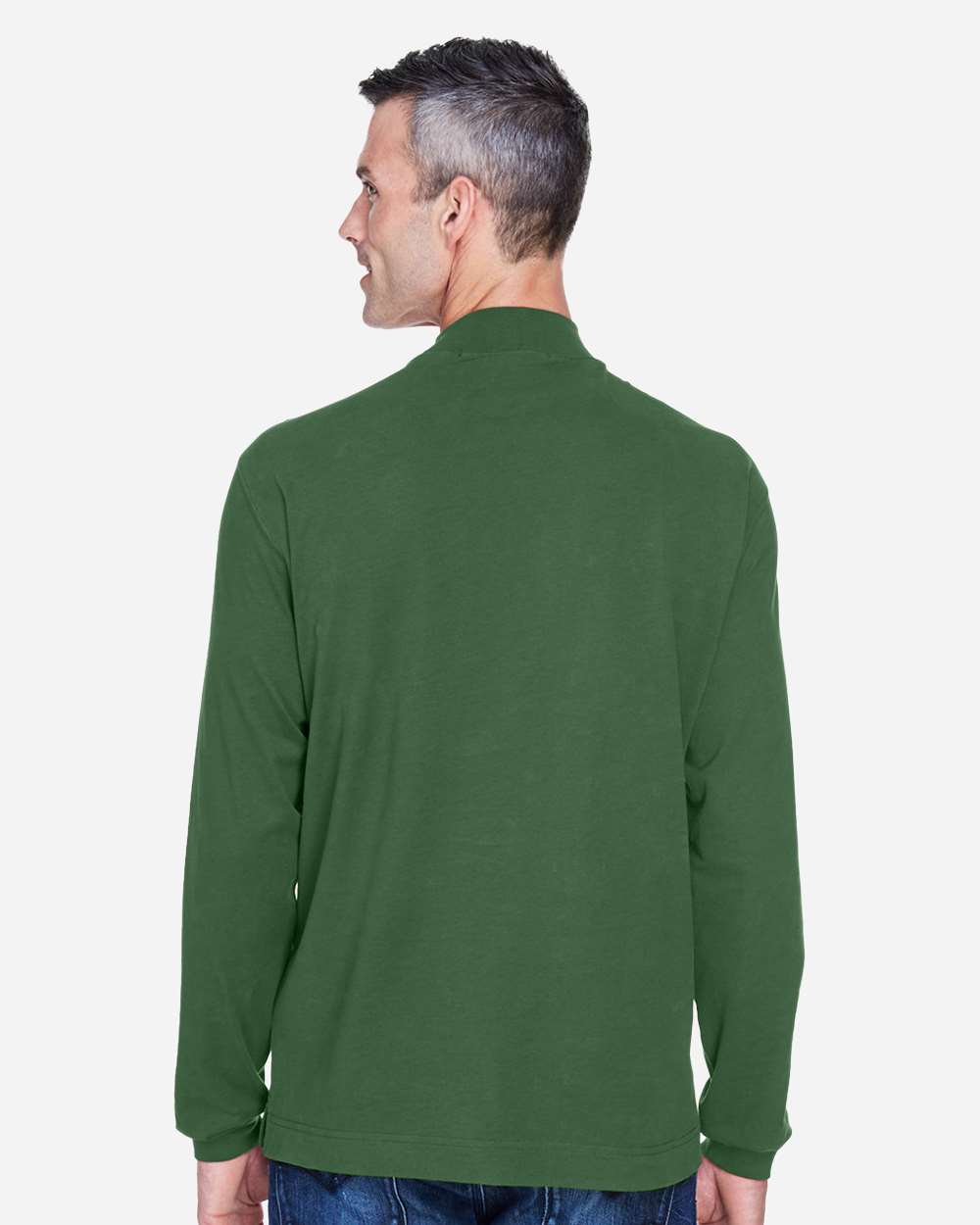 Devon & Jones-D420-Unisex Sueded Jersey Mock Neck T-Shirt - Image 16