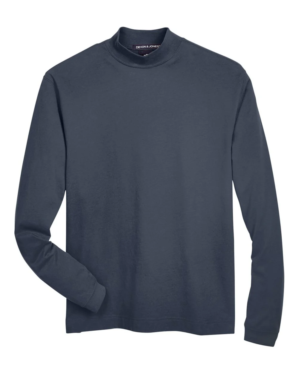Devon & Jones-D420-Unisex Sueded Jersey Mock Neck T-Shirt - Image 22