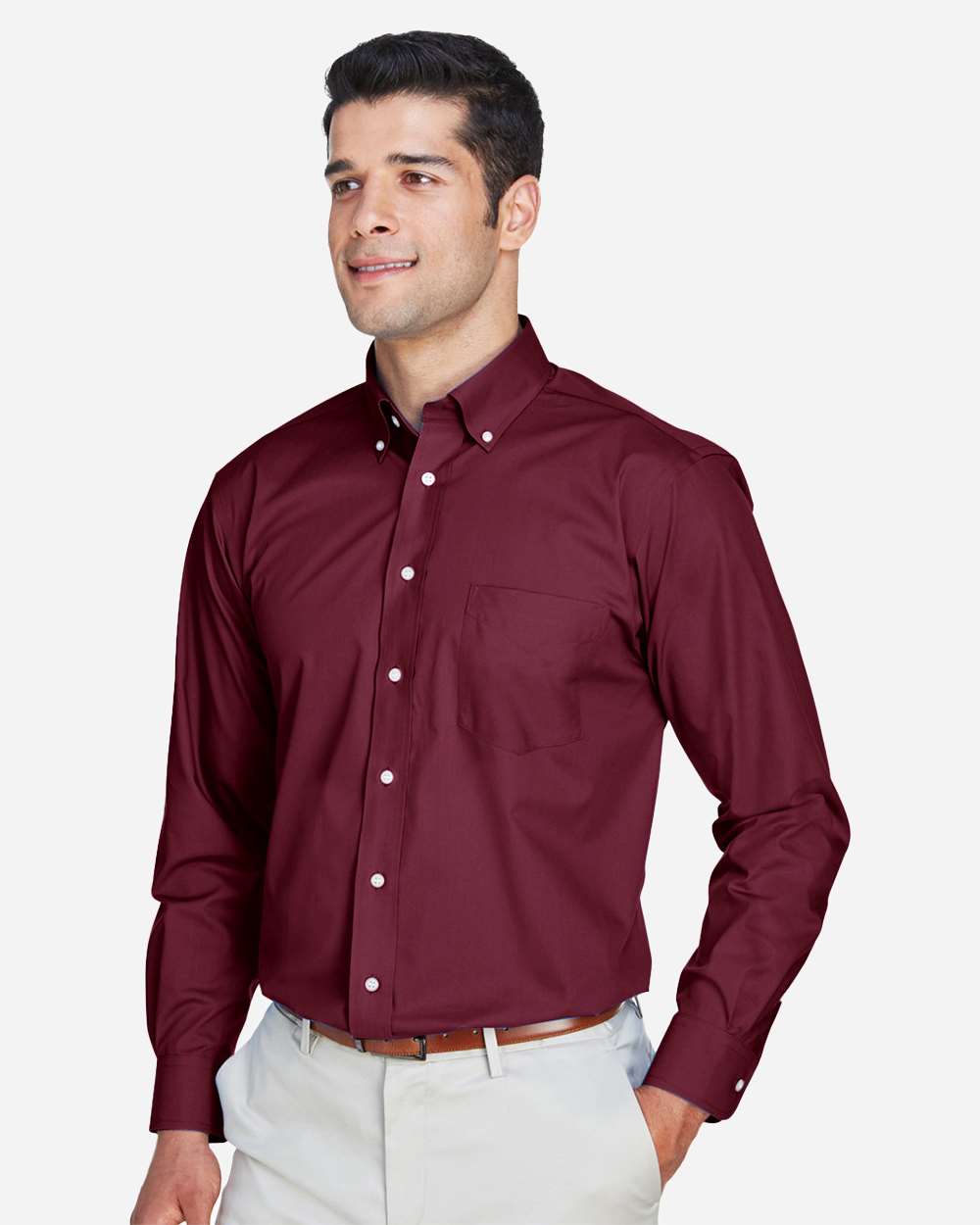 Devon & Jones-D620-Men's Crown Collection® Broadcloth Woven Dress Shirt - Image 10