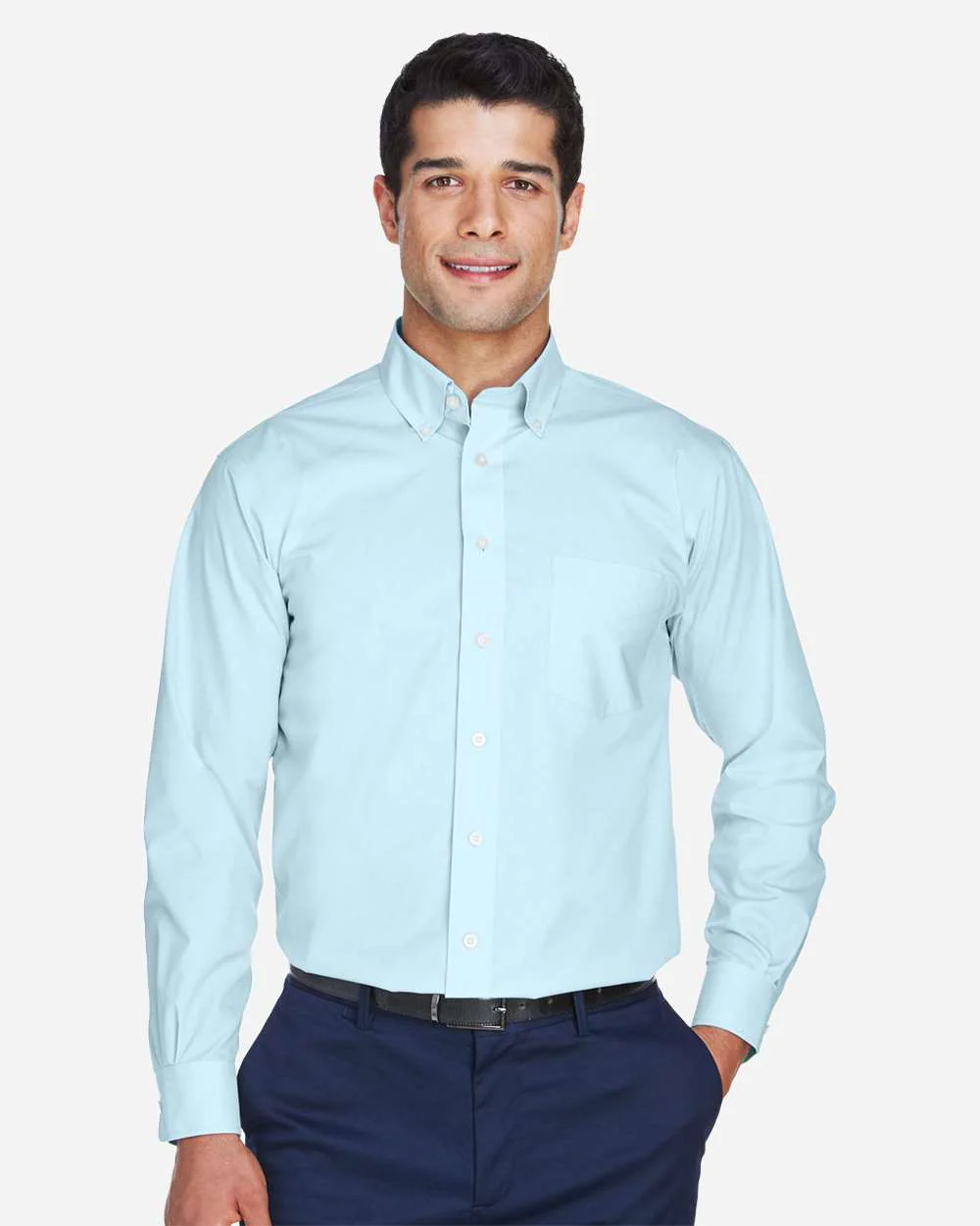 Devon & Jones-D620-Men's Crown Collection® Broadcloth Woven Dress Shirt - Image 14